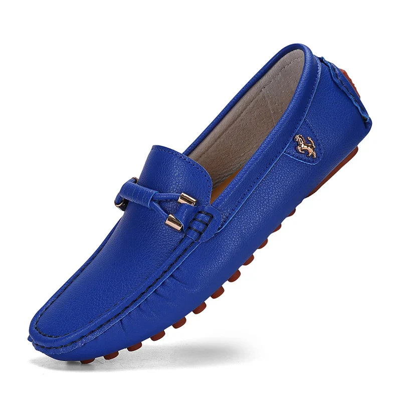 Summer Mens Fashion High Quality Outdoor Casual Leather Shoes Comfortable Breathable Classic 2024 New Slip on Men's Shoes