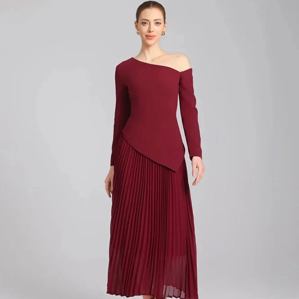 Customized Elegant Evening Dresses A-Line One Shoulder Prom Dress Exquisite High Quality Special Fashion Formal Party Gown Women