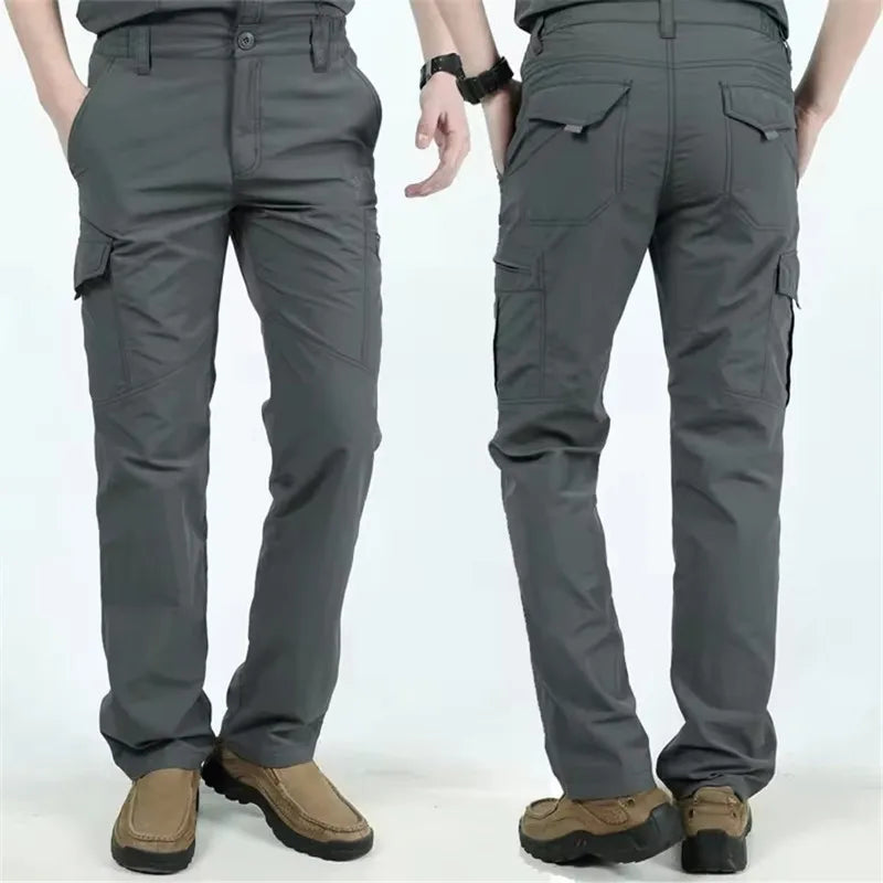 Ultra Light Thin Outdoor Quick Dry Pants Men Breathable Summer Casual Hiking Camping Canyoning Long Trousers Male Cargo Pant New