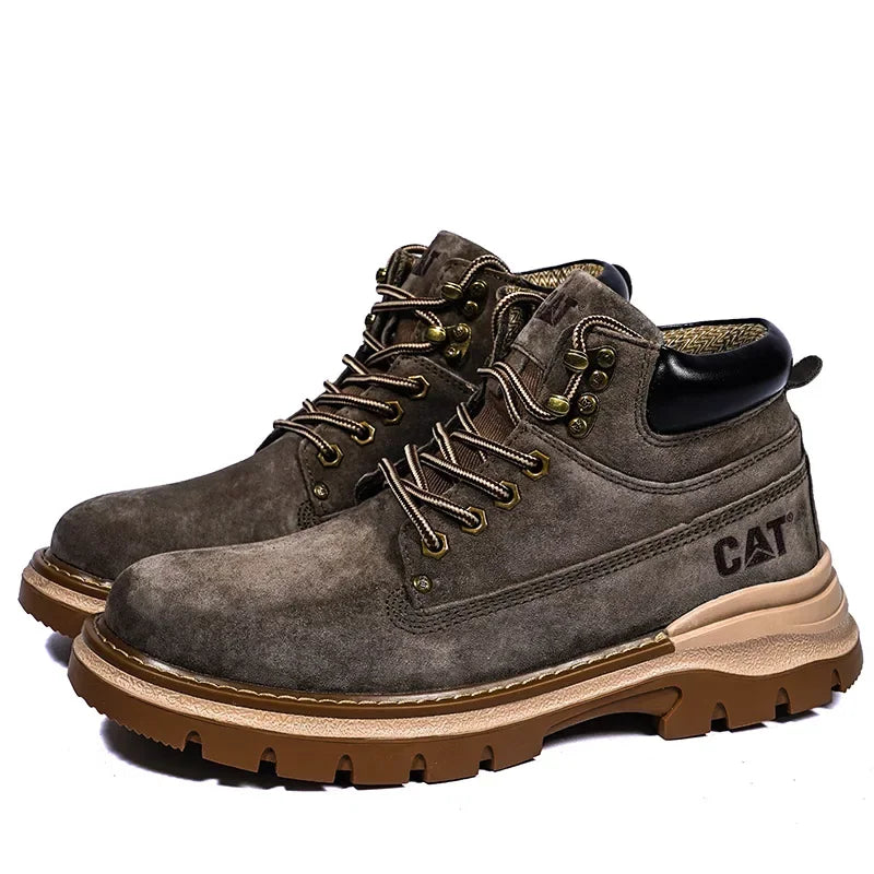 Hot Selling Winter Men Snow Boots High-quality Classic High Top Outdoor Hiking Shoes Anti Slip Thick Soled Practical Work Shoes