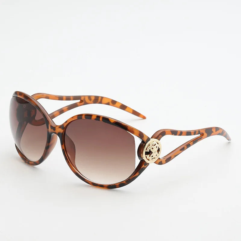 New Classic Oval Sunglasses Women Retro Lady Shades Driving Luxury Eyewear Fashion Ladies Sun Glasses UV400 Oculos De Sol