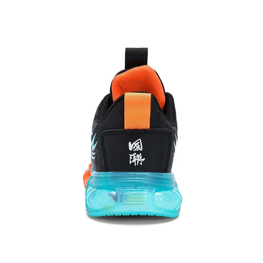 New Anti-skid Leather Kids Sneakers for Boys Running Walking Lightweight Casual Shoes With Fashion Dragon Pattern Shoes