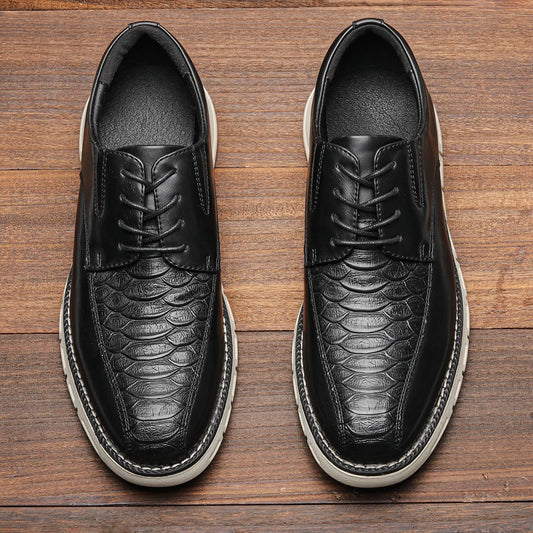 Fashion Brogue Men's Shoes Comfortable 2025 Brand Casual Shoes Men