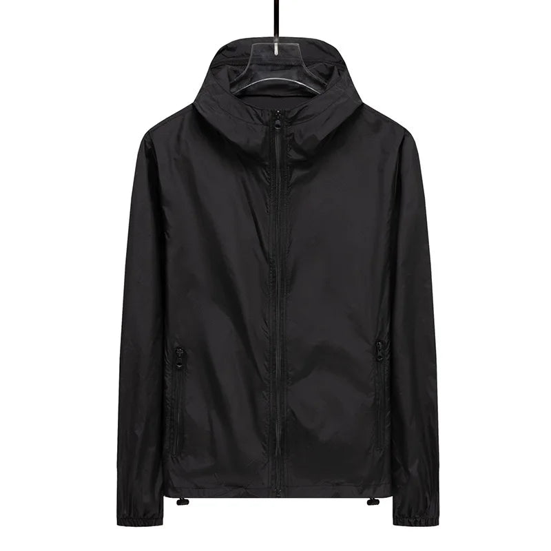 1pcs Breathable Ice Silk Hiking Jacket Outerwear Coat Camping Sun Protection Fishing Hunting Clothe Quick Dry Sunscreen Clothing