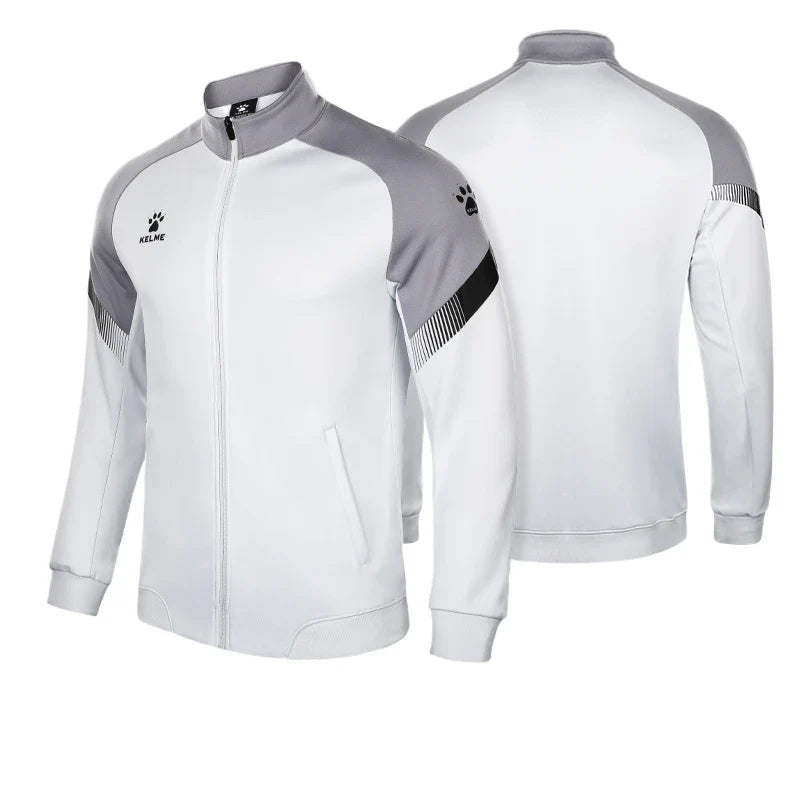 Sports Coat China League One Player's Edition Men's Football Training Knitted Jacket Playoff Coat Running Top