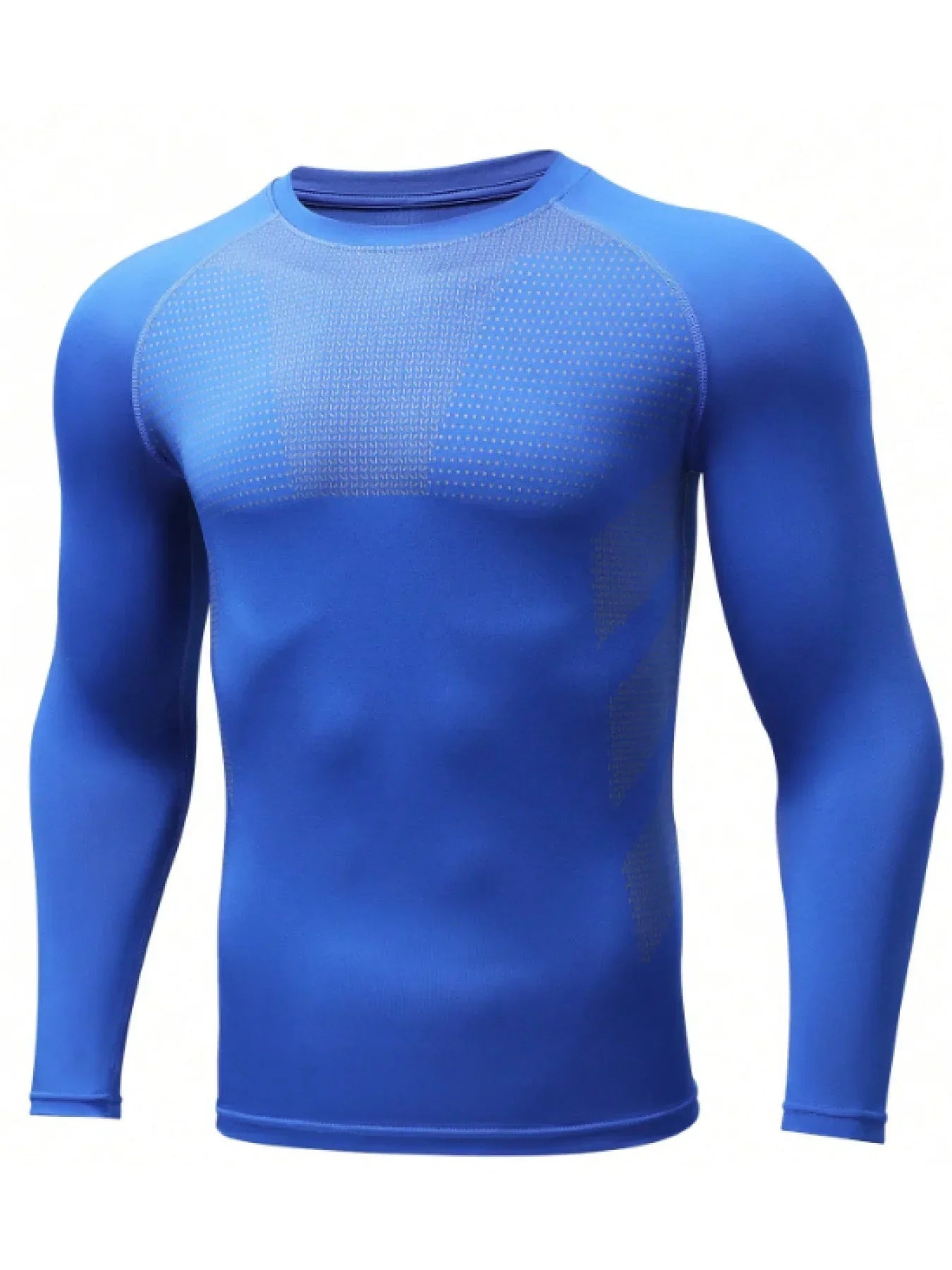 Men's Athletic Quick-Dry Long Sleeve Tee - High-Stretch, Durable & Versatile Sportswear for Training and Casual Wear