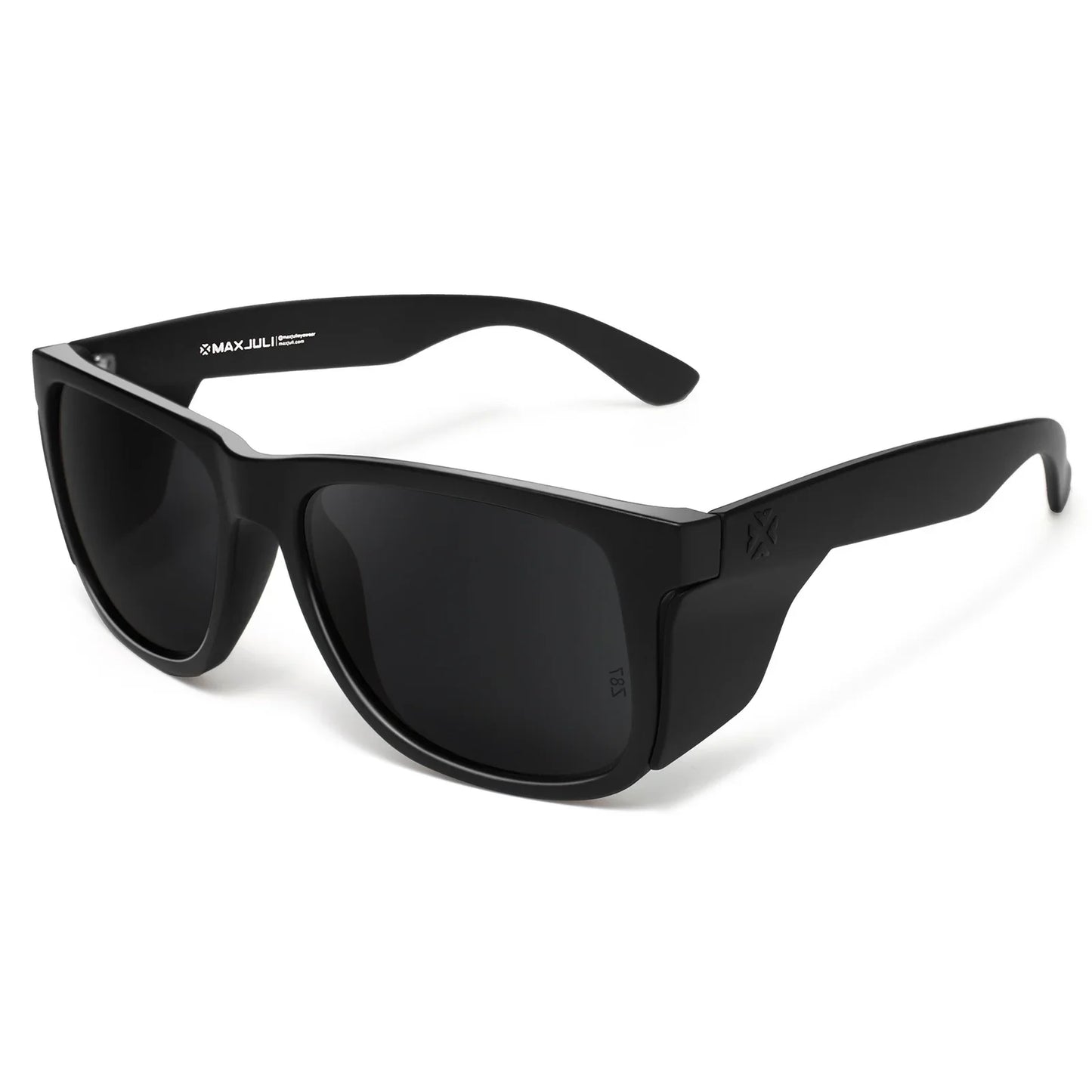 Extra Large Z87 Safety Sunglasses for Big Heads Men Women TR90 Oversized Side Shields Wrap Sun Glasses UV400 8806S