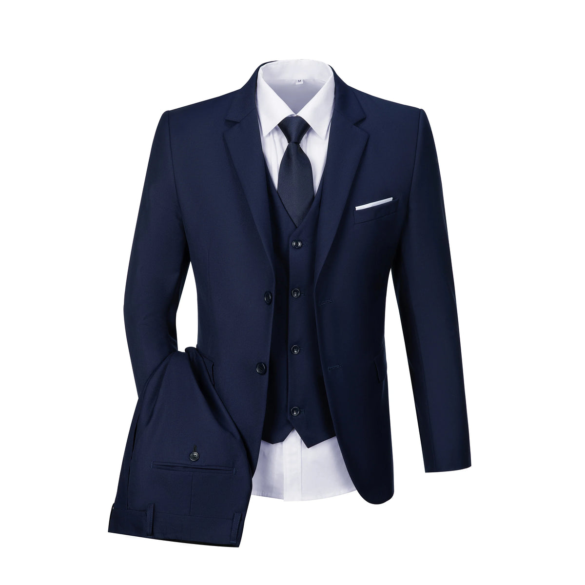 Men's suit 3-piece jacket vest pants size XS-XXXL casual fashion single-breasted jacket wedding party elegant and stylish