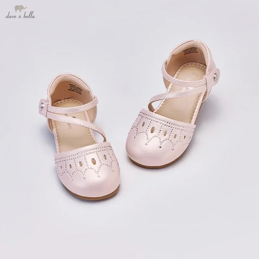 Baby Girls Sandals Summer Lovely Leather Shoes Children's Sweet Pink Princess Shoes Party Outdoor Cool DB2252222