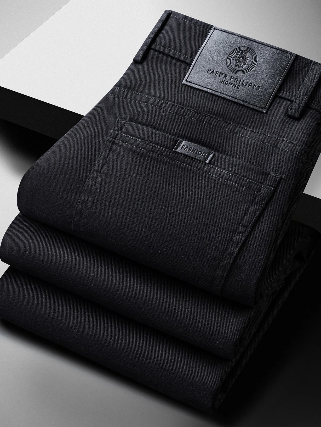 High Quality Lyocell Jeans Men Spring Autumn New Fashion Straight Long Pants Soft Business Brand Classic Stretch Denim Trousers