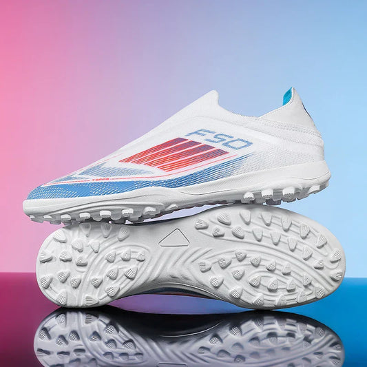 Men Soccer Shoes Training TF Match Futsal Ultralight Breathable Long Spikes Football Boots Indoor Sneakers Cleats Drop Shipping