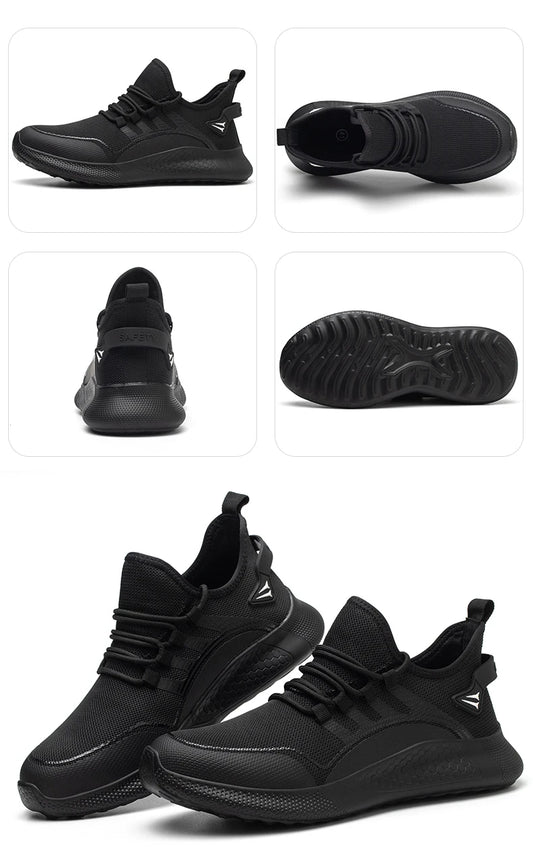 Large Size 49 50 Work Sneakers Fashion Safety Shoes Anti-smash Anti-puncture Indestructible Shoes Light Men Women Work Shoes