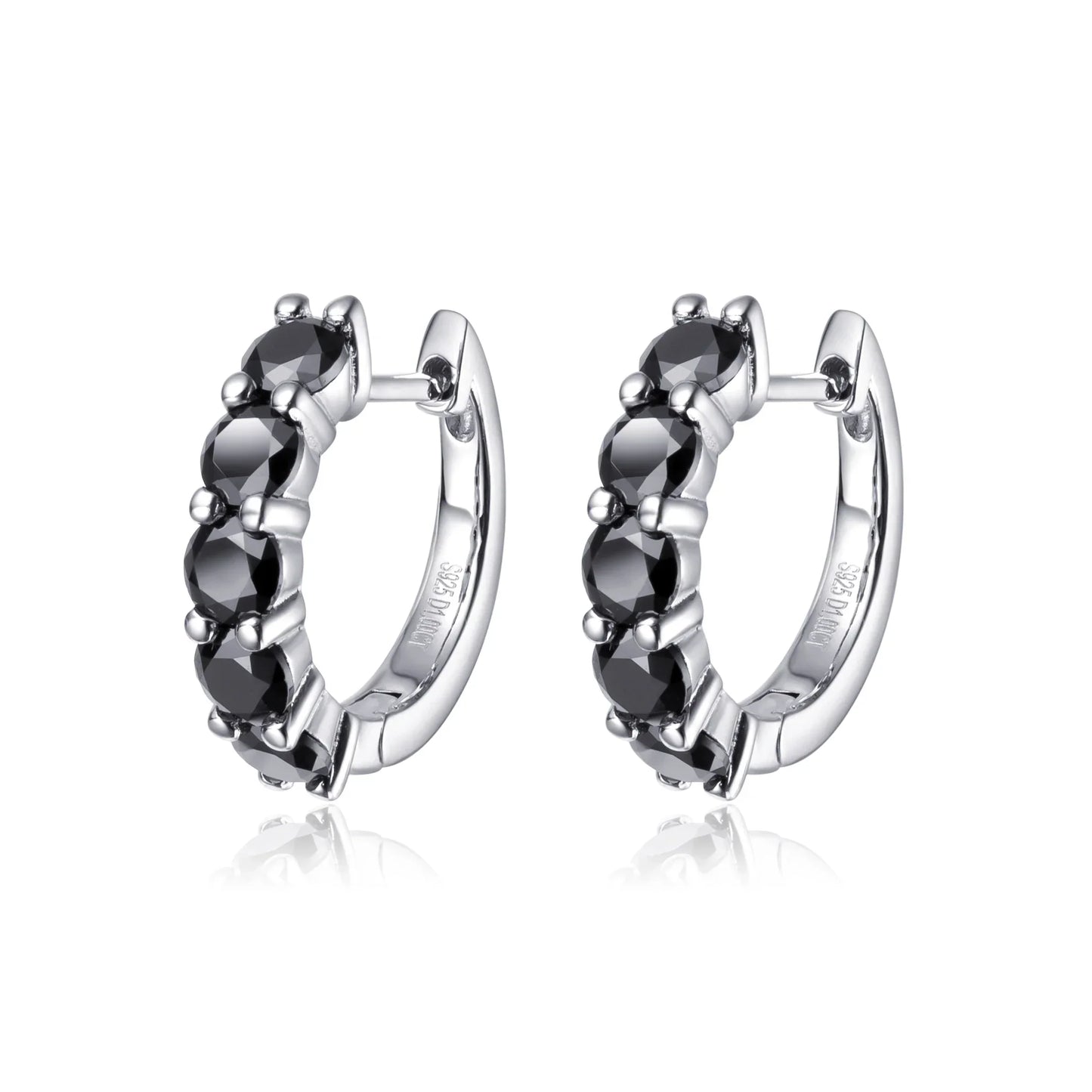 100% Real 3.5mm 0.2ct Moissanite Hoop Earrings for Women S925 Sterling Silver Earring Luxury Designer Wedding Fine Jewelry