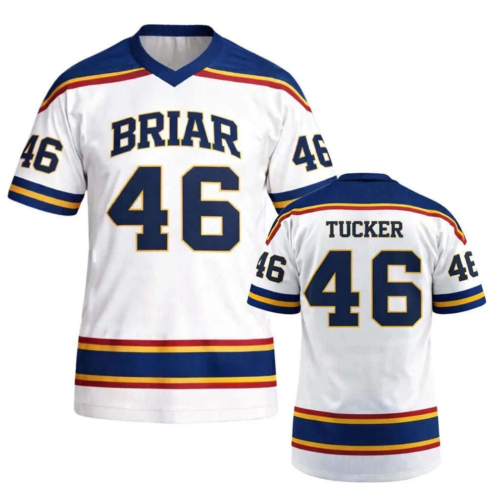 Series TV Off Campus Briar University Jersey Graham 44 22 DI LAURENTIS 66 Tucker46 T-shirt Unisex Streetwear Loose Summer Tees