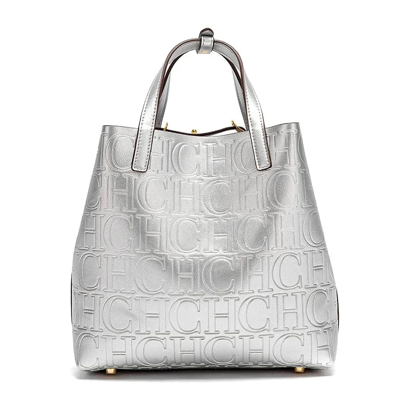 Women's Tote Bag Spring Simple Embossed Handbag Women's Business Bag Large Capacity