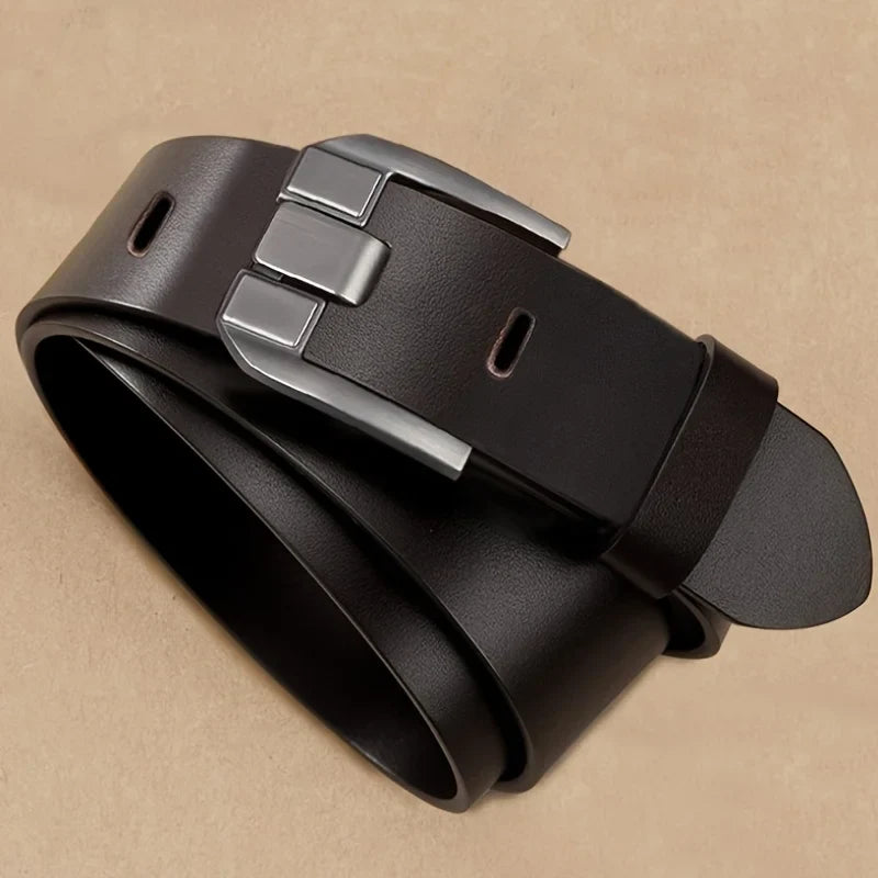 Unique Design For Men's Pin Buckle Belt Simple Fashion Men's Casual Business Belt Trendy Men's Waist Accessories Wholesale