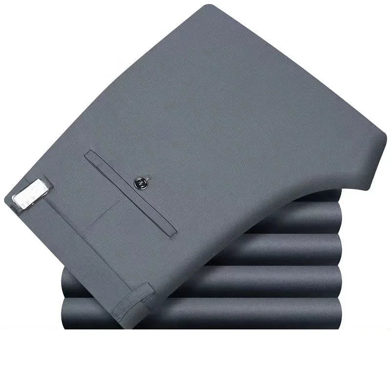 Black Suit Pants for Men Spring and Autumn Stretchy and Non-Ironing Office Trousers Slim Fit Formal Pants for Men Dress Pants