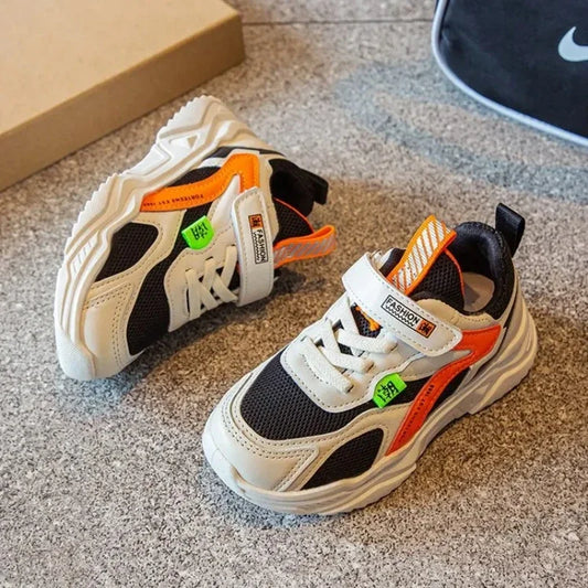Kids Sneakers for Boys Girls 2025 Spring New Children's Walking Shoes Breathable Mesh Student School Basketball Kids Shoes