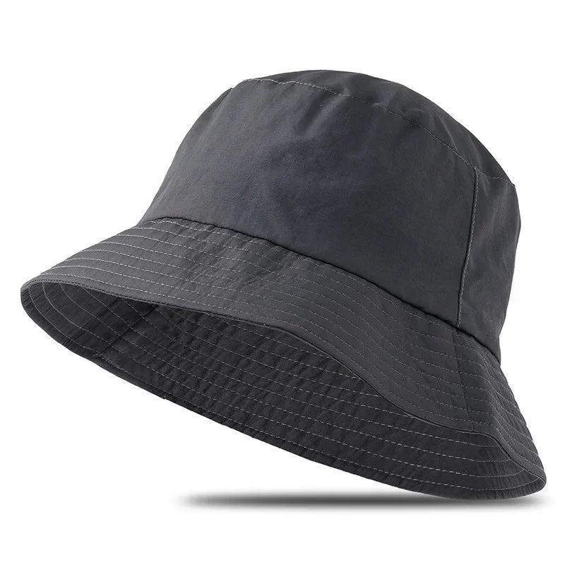 Waterproof Large Size XL62cm Sun Hat Men Women's Sunscreen Mountaineering Big Head Circumference Summer UV Protection Bucket Hat