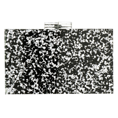 Women Handbags Evening Banquet Party Clutch Bag Rectangle Multicolor Geometric Trend Designed Acrylic Bags Chain Crossbody Bag