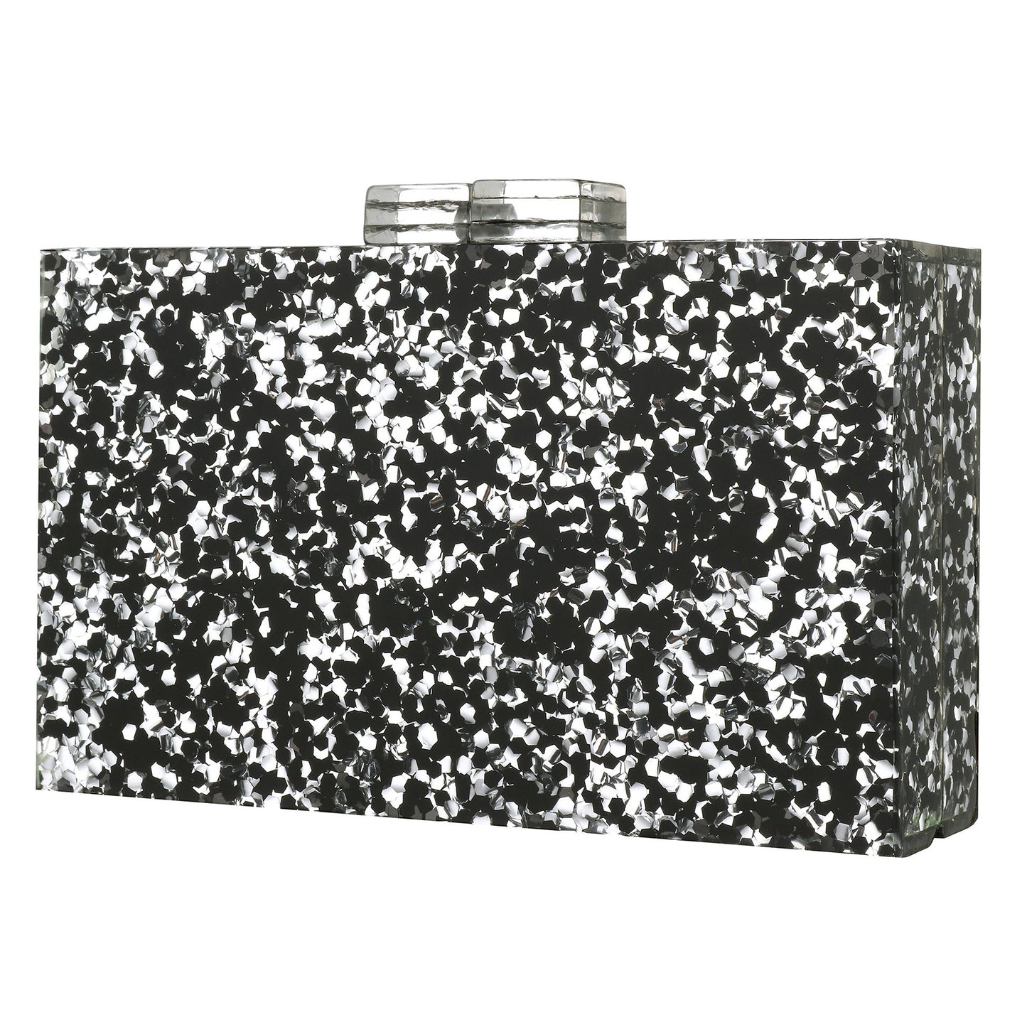 Women Handbags Evening Banquet Party Clutch Bag Rectangle Multicolor Geometric Trend Designed Acrylic Bags Chain Crossbody Bag
