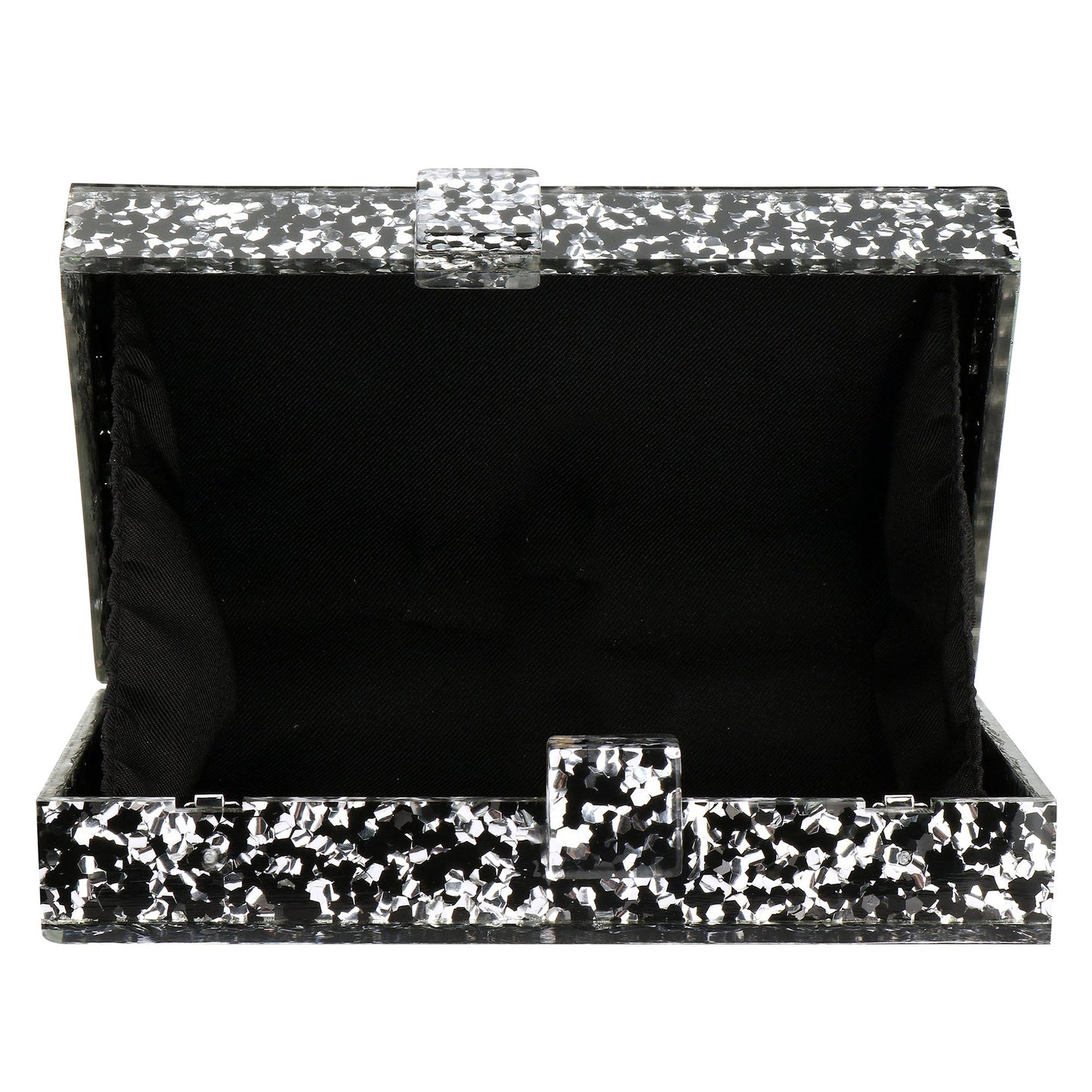 Women Handbags Evening Banquet Party Clutch Bag Rectangle Multicolor Geometric Trend Designed Acrylic Bags Chain Crossbody Bag