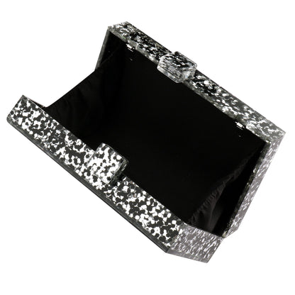 Women Handbags Evening Banquet Party Clutch Bag Rectangle Multicolor Geometric Trend Designed Acrylic Bags Chain Crossbody Bag