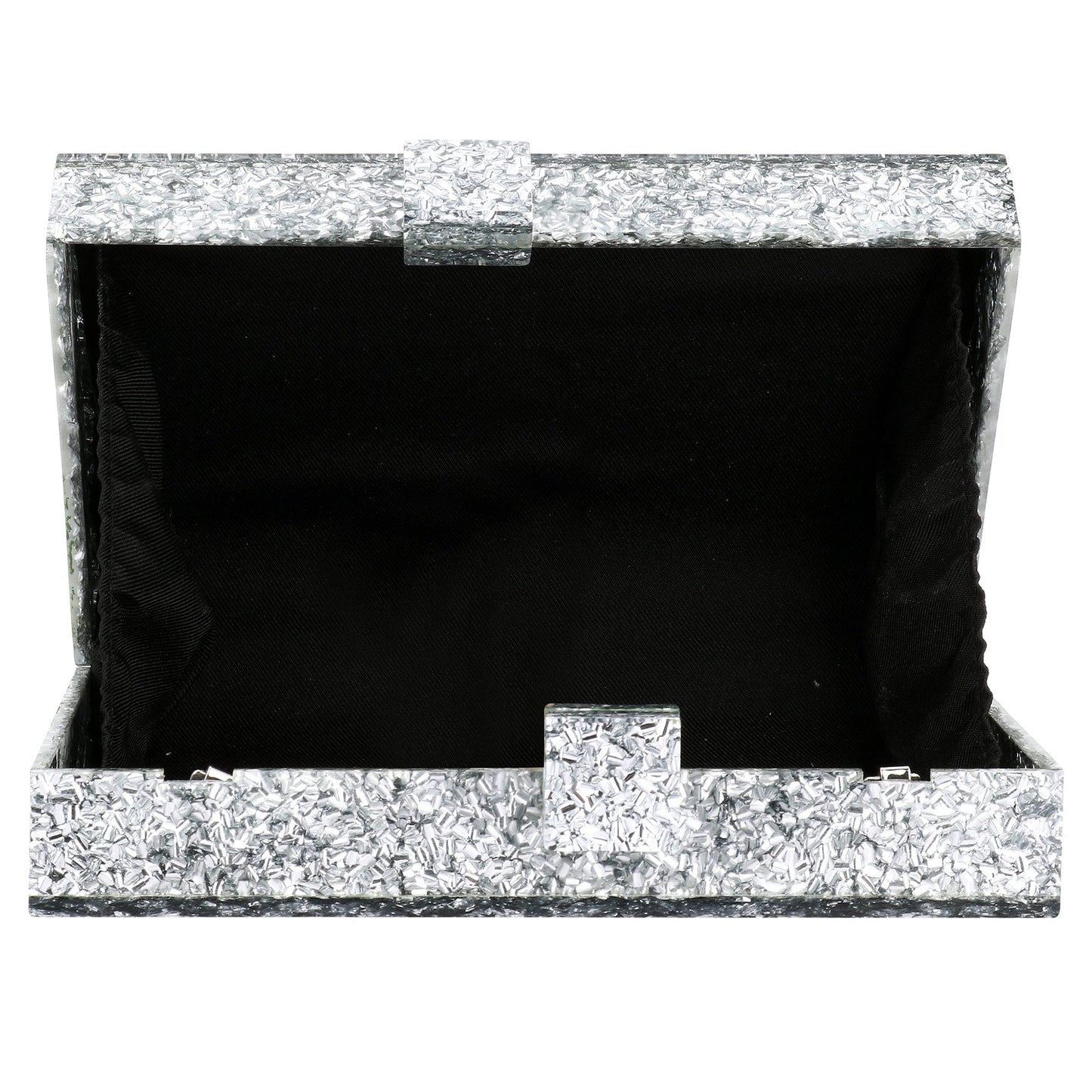 Women Handbags Evening Banquet Party Clutch Bag Rectangle Multicolor Geometric Trend Designed Acrylic Bags Chain Crossbody Bag