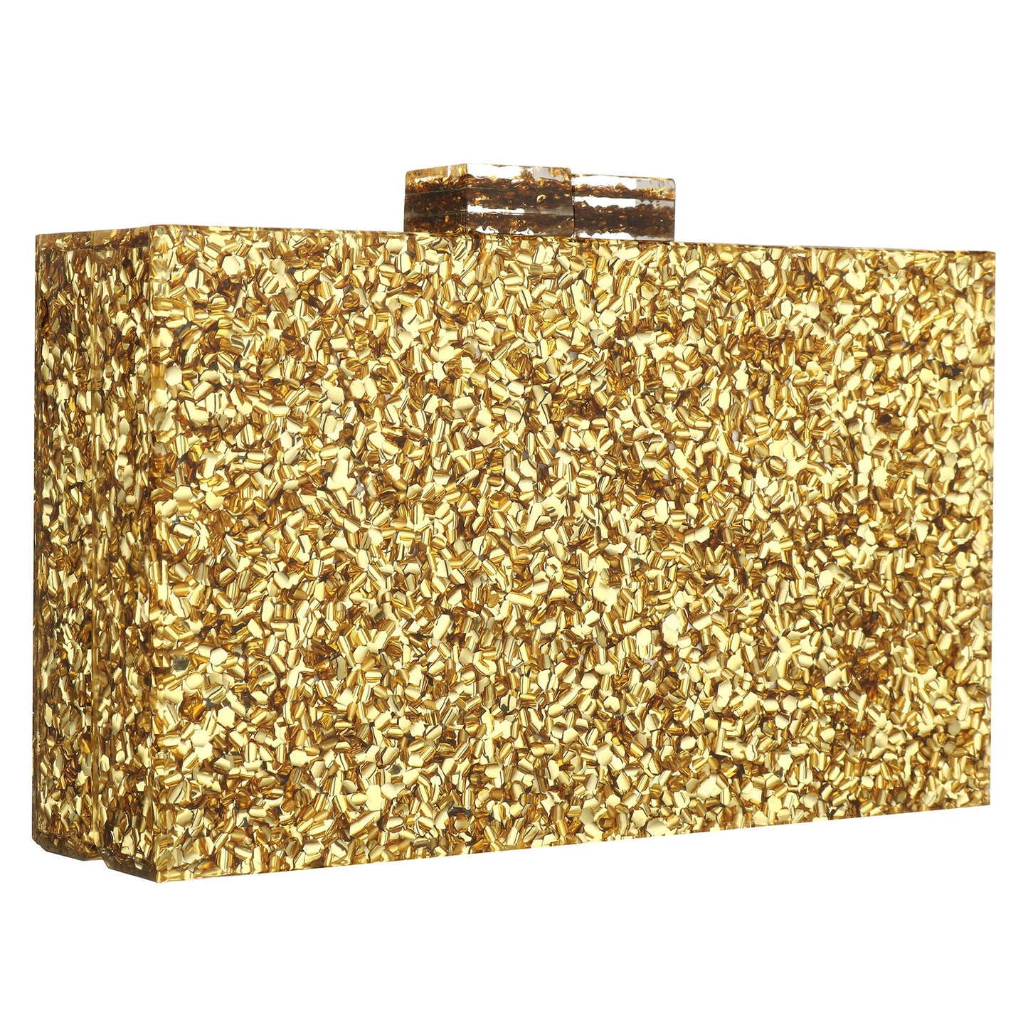 Women Handbags Evening Banquet Party Clutch Bag Rectangle Multicolor Geometric Trend Designed Acrylic Bags Chain Crossbody Bag