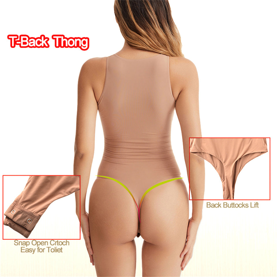 Female Underwear Belly Reducing Shapewear Tank Top Open The Crotch Lift The Buttocks Seamless Bodysuit Women