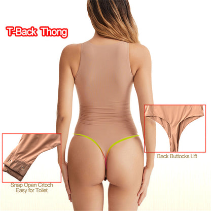 Female Underwear Belly Reducing Shapewear Tank Top Open The Crotch Lift The Buttocks Seamless Bodysuit Women