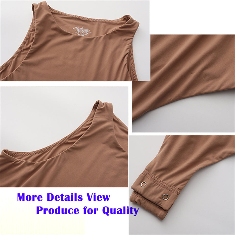 Sexy Bodysuits Woman Waist Trainer Slim Tummy Control Body Shaper Sleeveless Tops Seamless Open Crotch Thong Shapewear