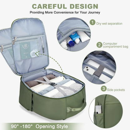 Easyjet Cabin Bag 45x36x20 Backpack, Travel Backpack Woman Ryanair with Aeroplane Backpack Hand Luggage Laptop Man Daypack