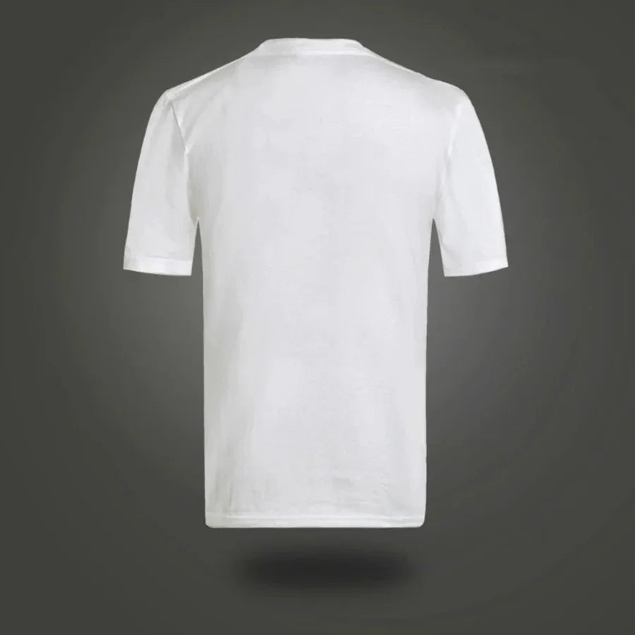 Michael Jackson Costumes V-Neck Cotton 100% White T-shirt Tees Underwear