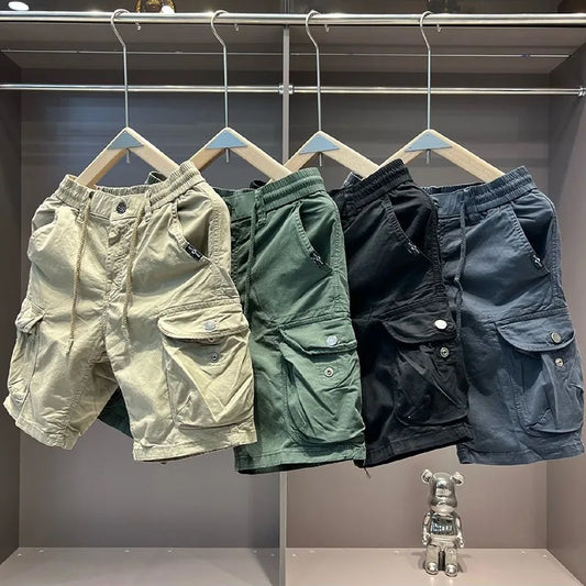 Wide Leg Shorts Men Short Oversize Vintage Men's Shorts for Summer Clothing Mens Sports Bermuda Running Workout Cargo Pants