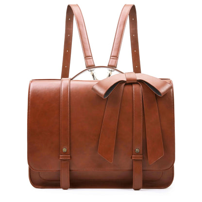 Bags for Women Courier bags PU Leather 14'' Laptop Bag Satchel female Shoulder Bag for College Travel square bag