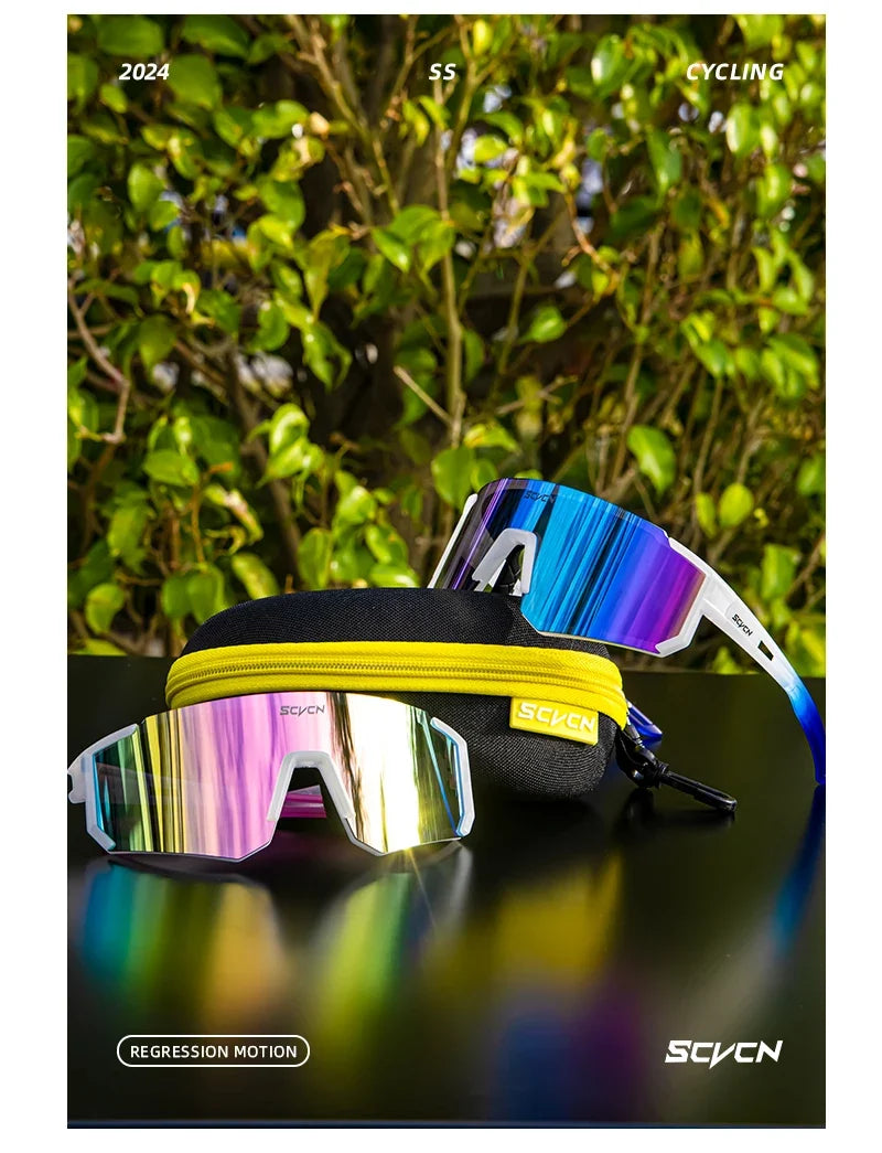 New Men Sports UV400 Cycling Glasses Bicycle Sunglasses Women Outdoor MTB Driving Bike Eyewear  Running Hiking Goggles