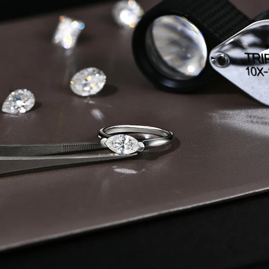 Bagues de mariage et de fiançailles classiques et élégantes en moissanite taille marquise 1 carat pour femmes et hommes, en argent S925 plaqué or 18 carats