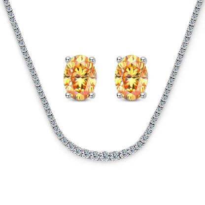 D Color Moissanite Necklace for Woman Birthday Party Jewely with GRA 925 Sterling Sliver Plated 18k White Gold Necklace