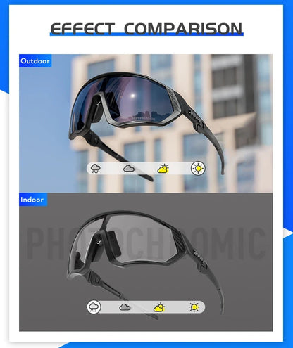 Photochromic Sports cycling Glasses for Men Women MTB Mountain Road Bicycle Eyewear Cycling Sunglasses Oculos Ciclismo