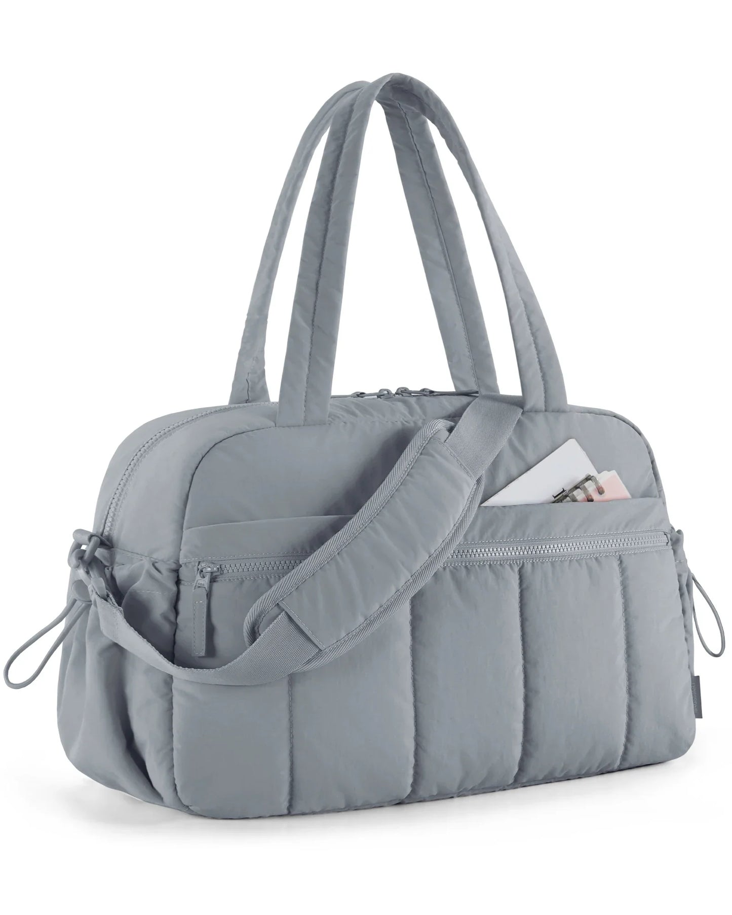 Women's Travel Duffel Bag Gym Bag with Wet Pocket Carry On Waterproof Weekender Boston Bag for Airport Cabin