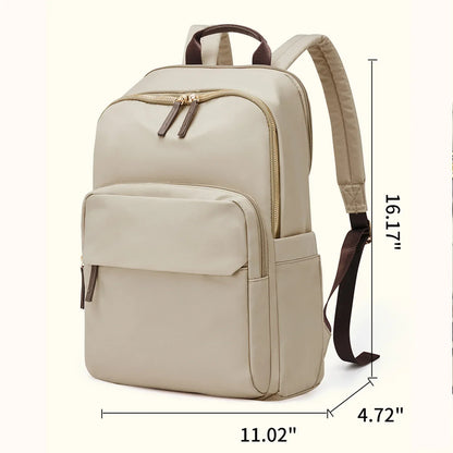 New Simple Large Capacity Backpack Women Travel Business Teacher Backpack Laptop Shoulder Bag Girl School Student Backpack Purse