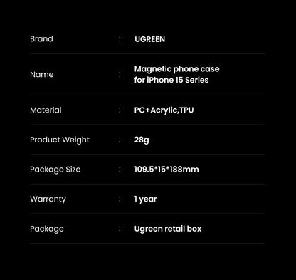 Magnetic Case for iPhone 17 16 15 14 13 Pro Max Case Shockproof Cover for iPhone 16 Pro Max Plus 16pro Macsafe TPU Cases