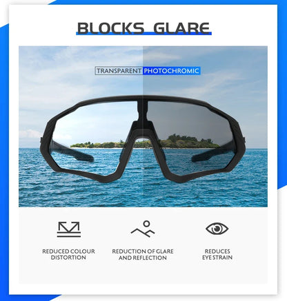 Photochromic Sports cycling Glasses for Men Women MTB Mountain Road Bicycle Eyewear Cycling Sunglasses Oculos Ciclismo