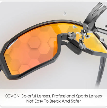 Sports Men UV400 Sunglasses Cycling Glasses Runing Cycl Camp Bike Eyewear MTB Outdoor Goggles Bicycle Women Hunting