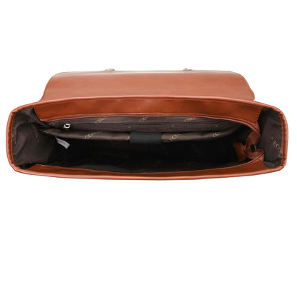 Bags for Women Courier bags PU Leather 14'' Laptop Bag Satchel female Shoulder Bag for College Travel square bag