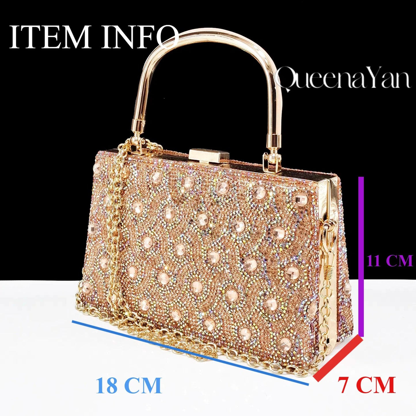 Square Heel Shoes! Hand-held Three-Dimensional Bag and Shoes Set From the Same Series/Open Toe Shoes and Evening Bag