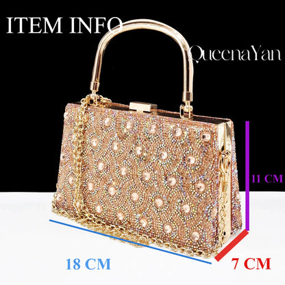 Square Heel Shoes! Hand-held Three-Dimensional Bag and Shoes Set From the Same Series/Open Toe Shoes and Evening Bag