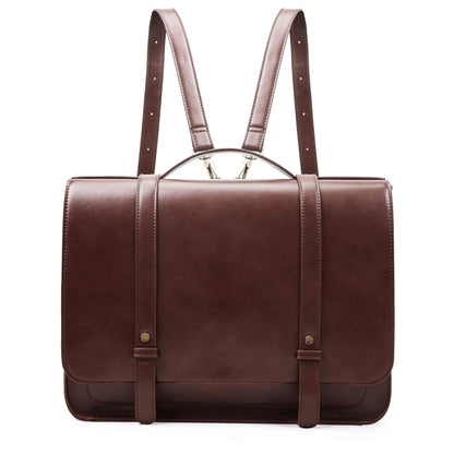 Bags for Women Courier bags PU Leather 14'' Laptop Bag Satchel female Shoulder Bag for College Travel square bag