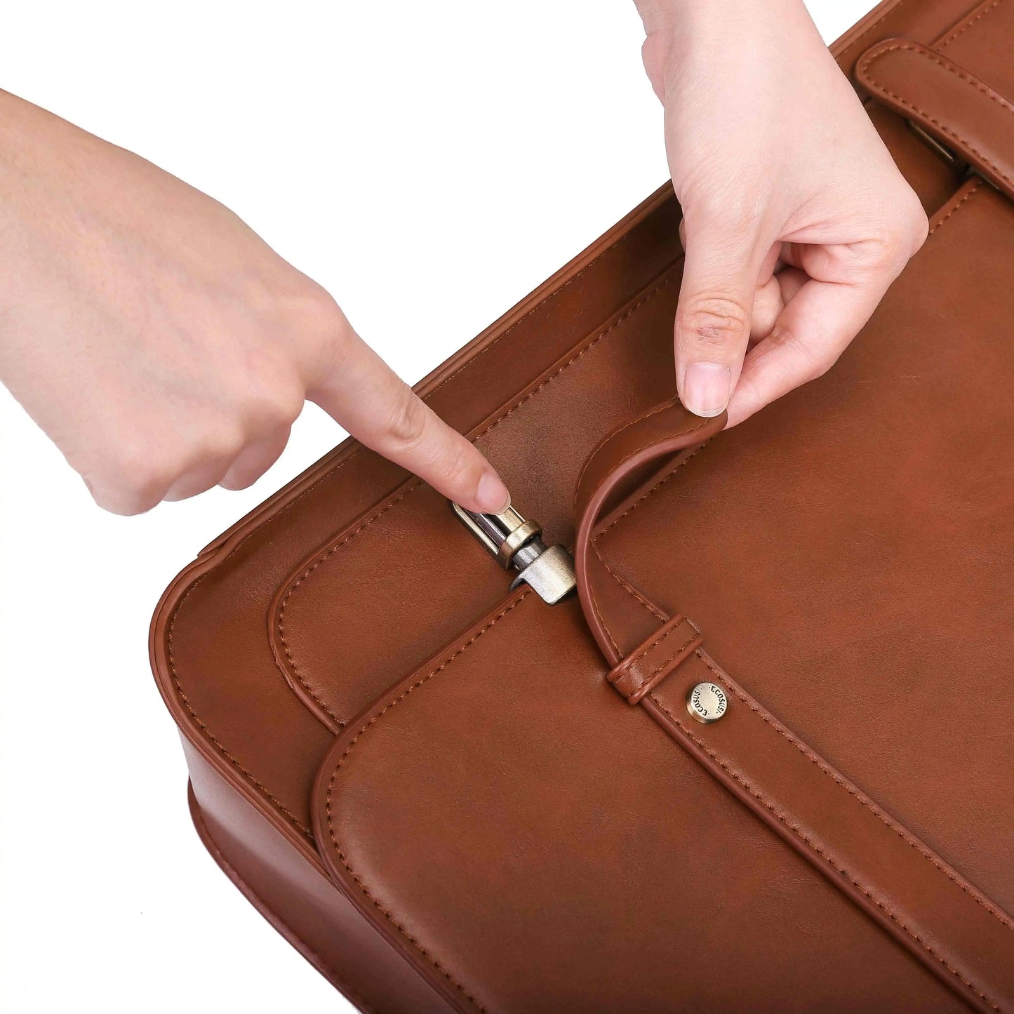 Bags for Women Courier bags PU Leather 14'' Laptop Bag Satchel female Shoulder Bag for College Travel square bag